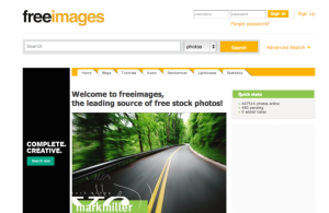 Freeimages screen shot