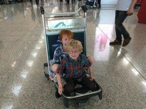 Top tips for travelling with children - transit